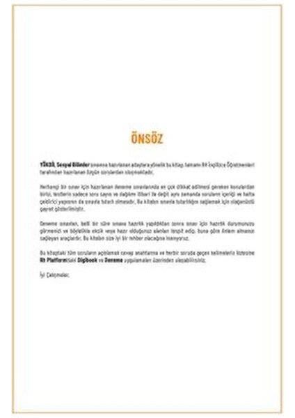 YÖKDİL Sosyal Bilimler Deneme Sınavları Ciltli 208 Sayfa Mesleki Hazırlık fırsatları