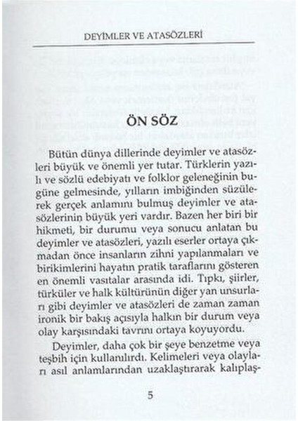 Deyimler ve Atasözleri Sözlüğü 5. Sınıf Öğrencileri İçin 416 Sayfa fiyatları
