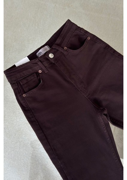 Marka Model Ispanyol Jean- Kahverengi