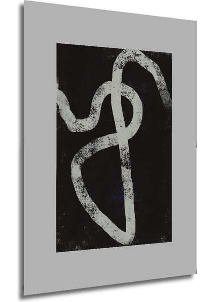 Dekoratif Ahşap Dikdörtgen Tablo Soyut Çizgiler modelleri