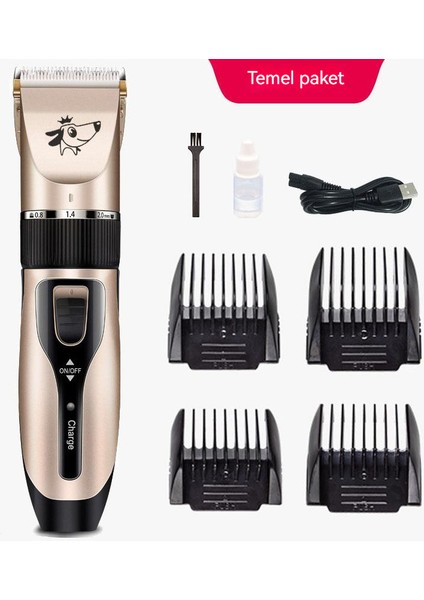 Pet Saç Kesme Makinesi Şarj Edilebilir Köpek Tıraş Makinesi (Yurt Dışından)
