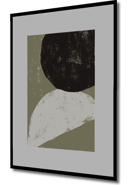 Dekoratif Ahşap Dikdörtgen Tablo Soyut Kompozisyon Çerçeve Görünümlü fiyatları