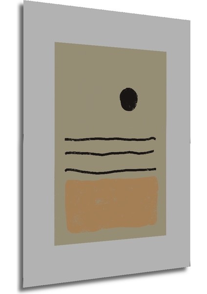 Dekoratif Ahşap Dikdörtgen Tablo Soyut Sanat Çizgileri modelleri