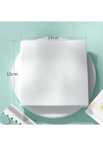 Promosyonca Cep Islak Mendil, Mini Paket, 8'li Set, Kokusuz, Doğal (Sarı)