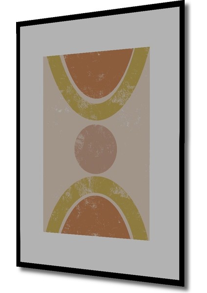 Dekoratif Ahşap Dikdörtgen Tablo Soyut Geometri Çerçeve Görünümlü fiyatları