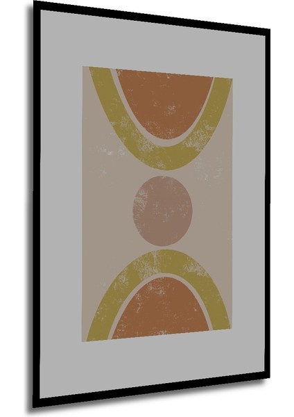 Dekoratif Ahşap Dikdörtgen Tablo Soyut Geometri Çerçeve Görünümlü modelleri