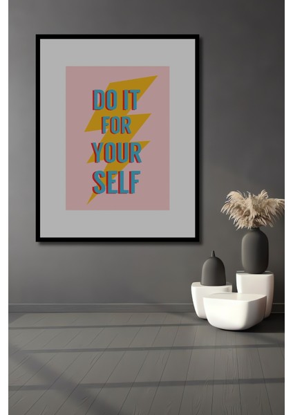 Dekoratif Ahşap Dikdörtgen Tablo Kendin Için Yap Çerçeve Görünümlü