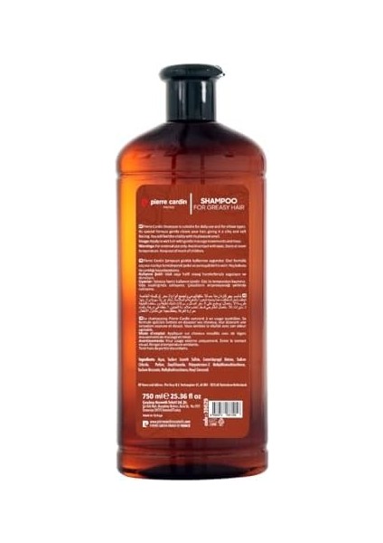 Pierre Cardin Yağlı Saçlar Için Ultimate Saç Bakım Şampuanı fiyatları