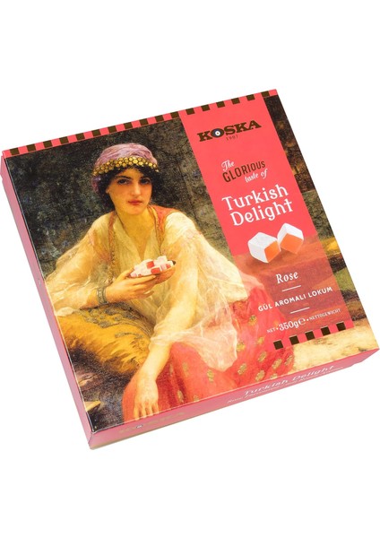 Koska 350 Gram Gül Aromalı Lokum (Osmanlı Dizayn) fiyatları