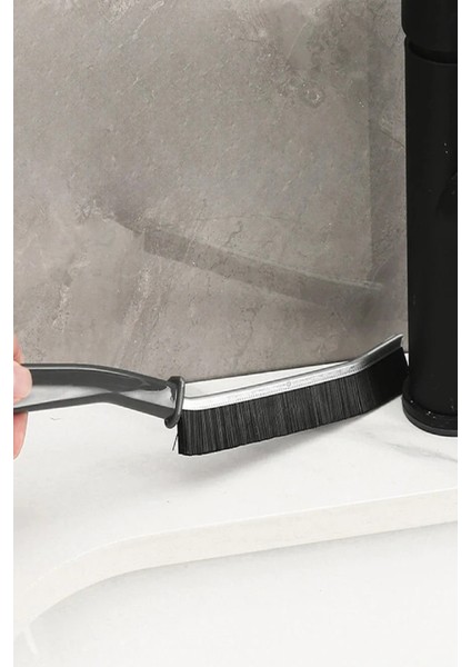 Ince Kıl Temizlik Fırçası Banyo Mutfak Pencere Oluk Klozet Kenarı Kavisli Detay Temizleme Fırçası fırsatları