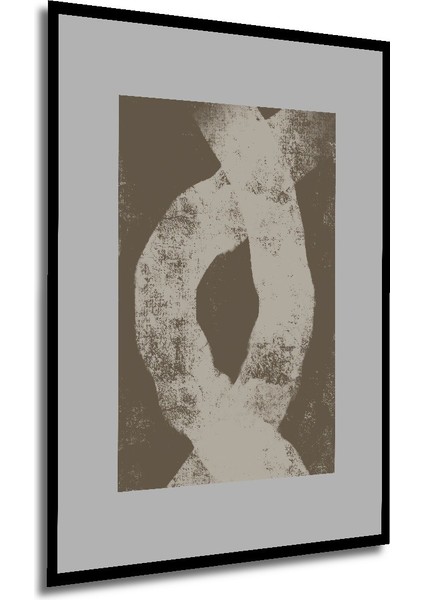 Dekoratif Ahşap Dikdörtgen Tablo Soyut Düğüm Çerçeve Görünümlü modelleri