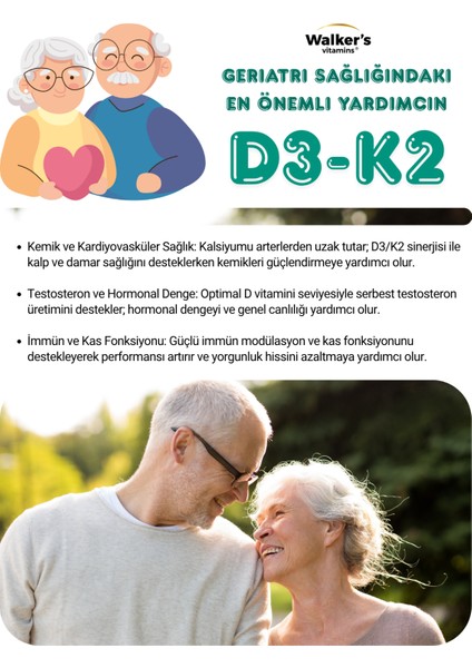 D3 K2 20 ml ( Zeytinyağı , Keten Tohumu Yağı ) Sprey Damla - 1 Walkers D3 K2 20 ml ( Zeytinyağı , Keten Tohumu Yağı ) Sprey Damla