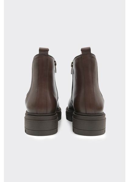 Hakiki Deri Yüksek Taban Kadın Bot fırsatları