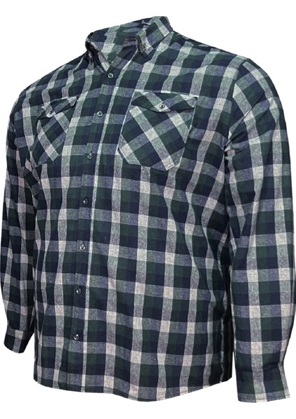 Büyük Beden Pamuklu Oduncu Gömlek modelleri