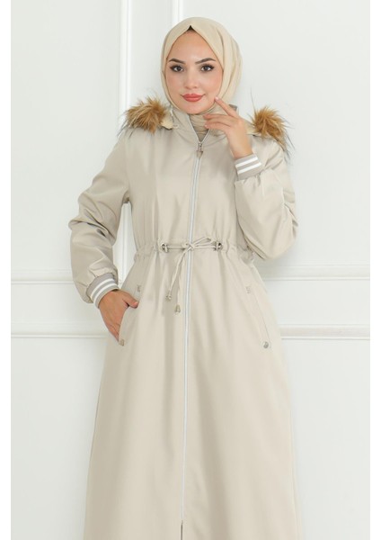 Beli Bağcıklı Ribanalı Mont Bej 19215 fiyatları