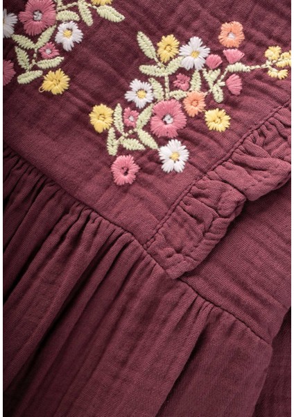 Elbise 1-10 Yaş Mürdüm modelleri