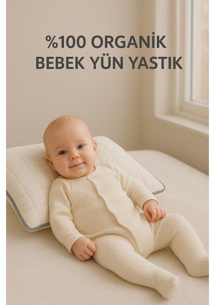 Bebek Çocuk Yün Yastık ve Yastık Kılıfı | Premium %100 Organik fiyatları