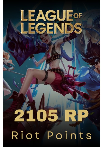 League Of Legends 2105 Rp Riot Points Cash