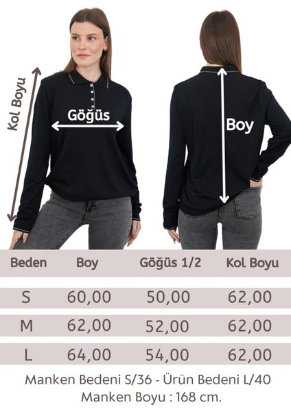 Polo Yaka Düğmeli Triko-Siyah indirimleri