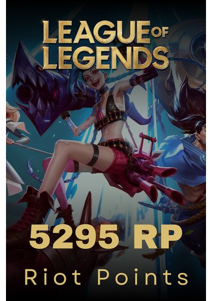 League Of Legends 5295 Rp Riot Points Cash