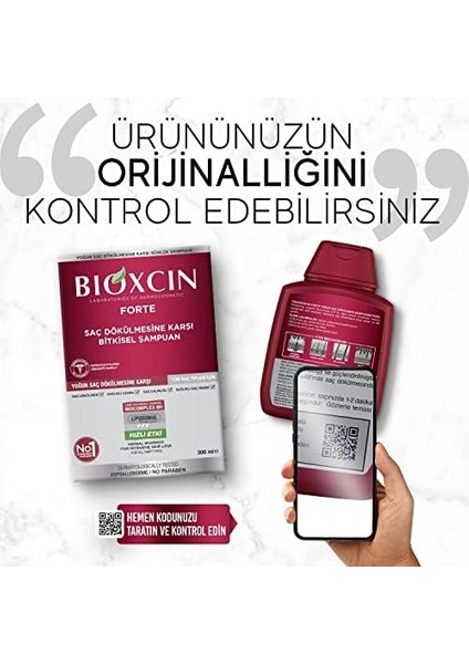 Bioxcin Forte Şampuan 300ML 3AL2 Öde