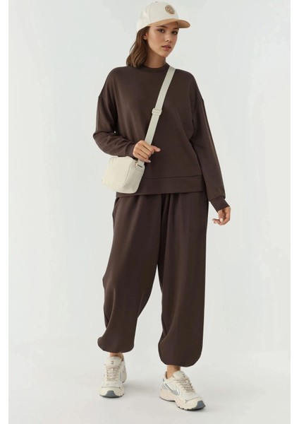 Kadın Cepli Modal Touch Şalvar Pantolon Kahve Kahvesi fiyatları