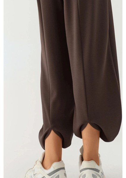 Kadın Cepli Modal Touch Şalvar Pantolon Kahve Kahvesi fırsatları