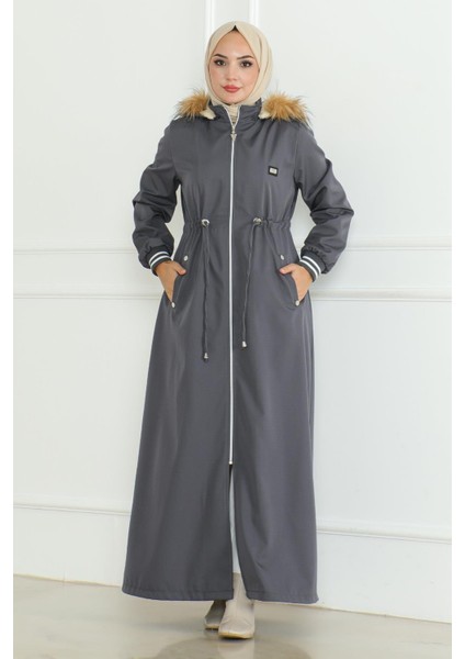 Beli Bağcıklı Ribanalı Mont Gri 19215