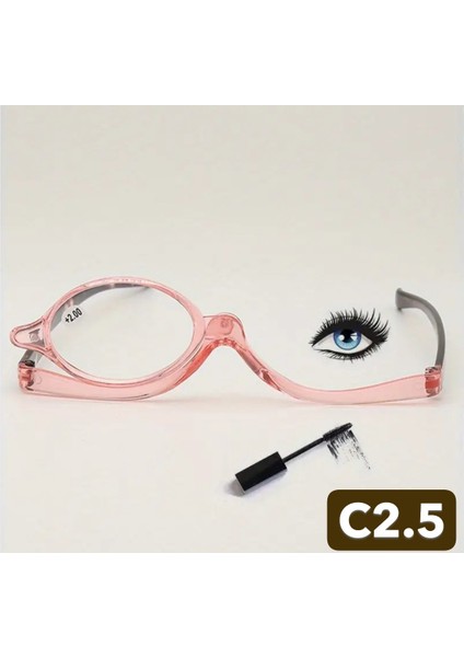 Döner Lensli Büyüteç Li Göz Makyaj Gözlüğü