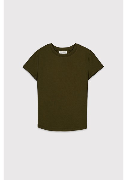 Bisiklet Yaka Kısa Kol Üst