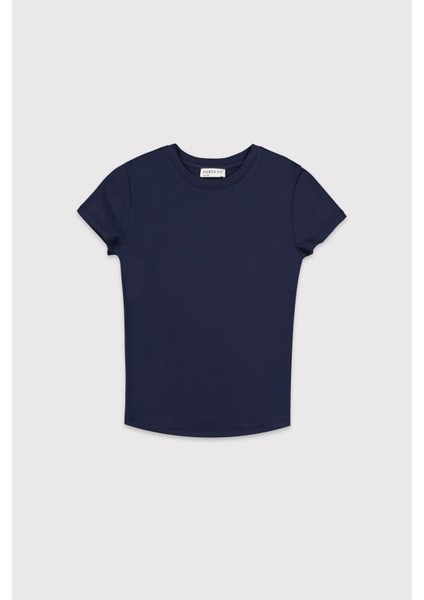 Bisiklet Yaka Kısa Kol Üst