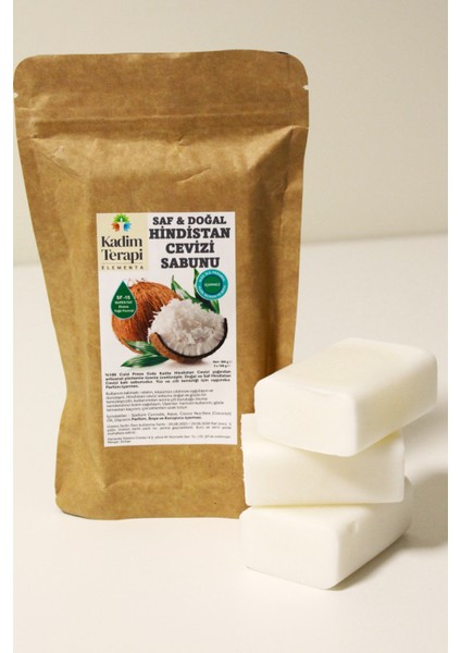 Doğal ve Saf Hindistan Cevizi Sabunu 100G x 3'lü Paket