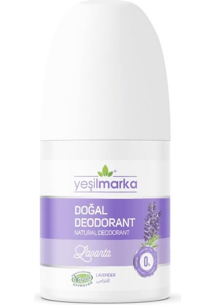 Yeşilmarka Doğal Deodorant- Lavanta -Vegan -Organik Içerikli -Çocuk ve Yetişkin Için Ideal- Aluminyum- Paraben- Parfüm Içermez