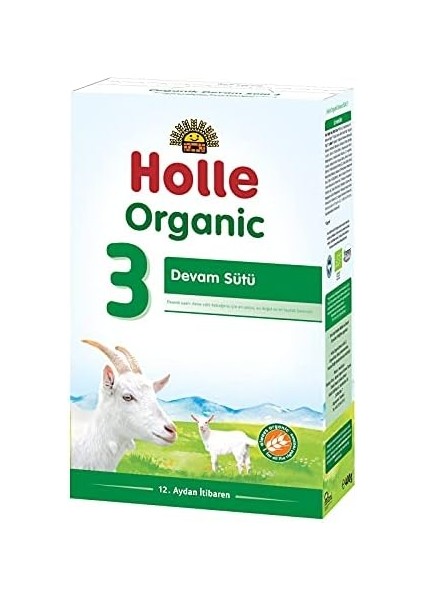 Holle 3 Keçi Sütü 400 gr 12+ Ay fiyatları