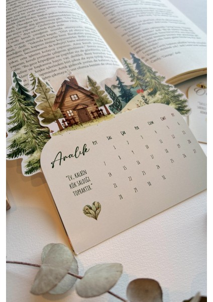 2026 Orman Dostları Masa Takvimi | Sevimli Hayvanlar Temalı | Ahşap Standlı Dekoratif Takvim modelleri