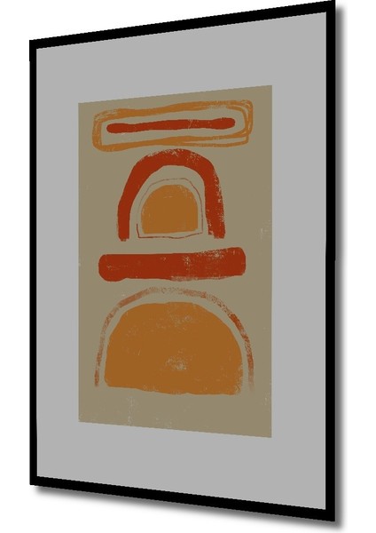 Dekoratif Ahşap Dikdörtgen Tablo Soyut Geometri Çerçeve Görünümlü fiyatları