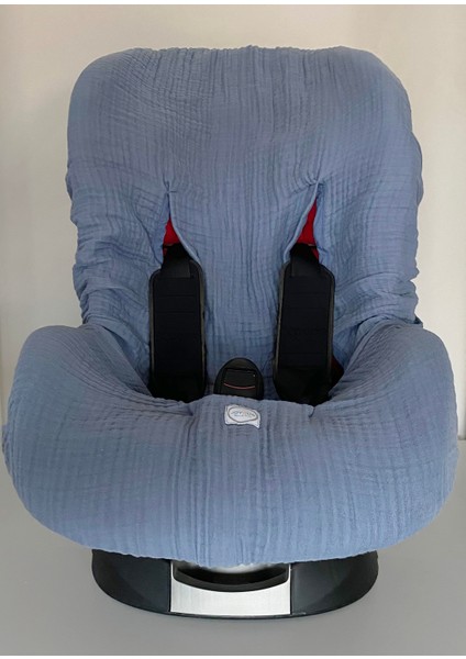 4 Katlı Müslin Bebek Oto Koltuk Kılıfı Lastikli %100 Pamuk Organik Oto Koltuk Kılıfı modelleri