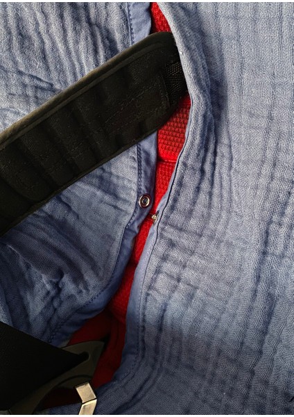 4 Katlı Müslin Bebek Oto Koltuk Kılıfı Lastikli %100 Pamuk Organik Oto Koltuk Kılıfı