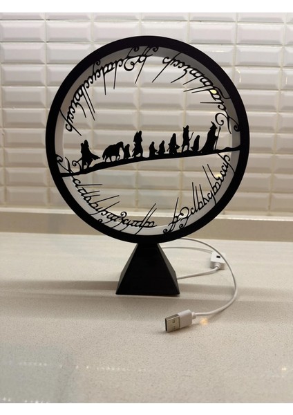 Lotr Lord Of The Rings Yüzüklerin Efendisi LED Gece Lambası Masa Lambası modelleri