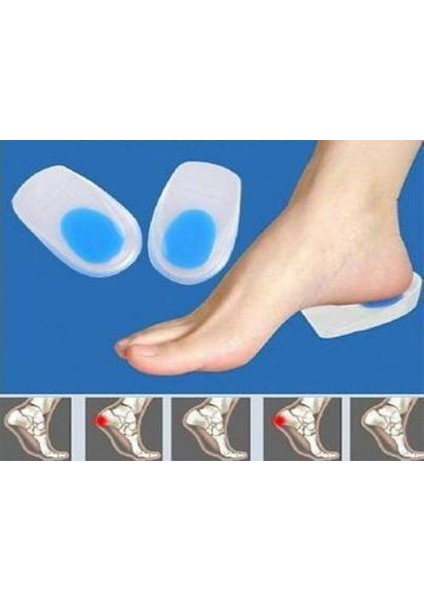 Silikon Şeffaf Topuk Yastığı fırsatları