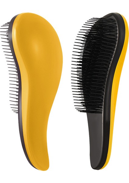 Düğüm Önleyici Yumuşak Dişler Kafa Masajı Hava Yastığı Düz Saç Tarağı (Yurt Dışından)