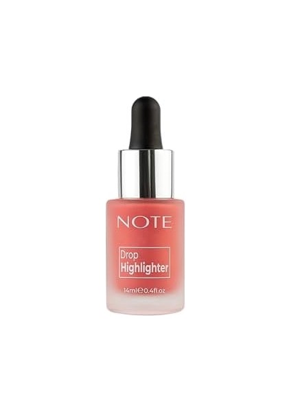 Note Drop Highlighter 01 Pearl Rose Işıltılı Likit Aydınlatıcı
