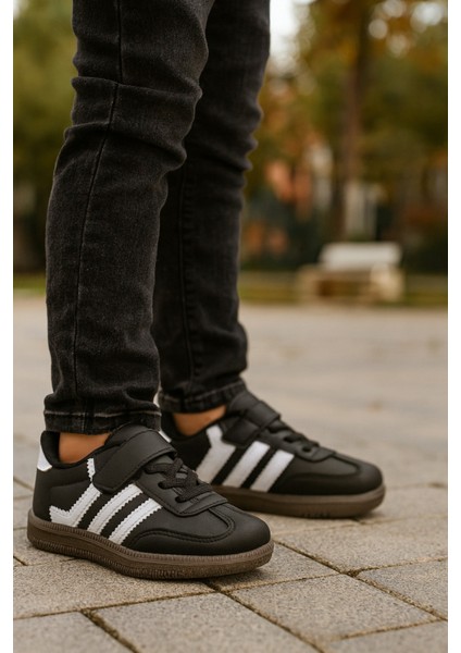 Günlük Unisex Çocuk Sneaker Bağcıklı Hafif Kaymaz Taban Ayakkabı