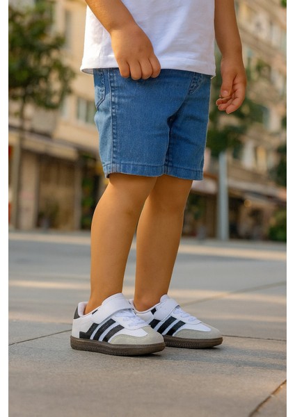 Günlük Unisex Çocuk Sneaker Bağcıklı Hafif Kaymaz Taban Ayakkabı fiyatları