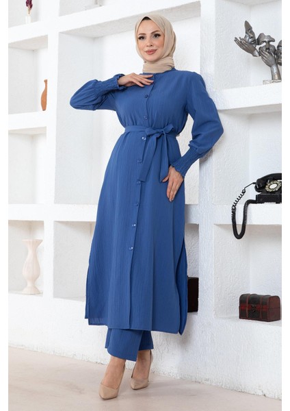 Yırtmaç Detaylı Takım Indigo MSW19233-2 modelleri