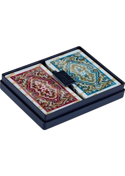 Angora Kem Kutulu Plastik Iskambil Oyun Kağıdı Çift Deste- Plastic Playing Cards fiyatları