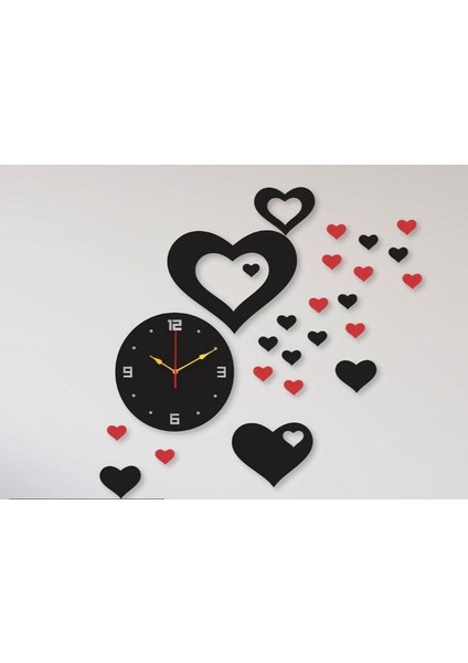 Dekoratif Mdf Roma Rakamlı Temalı Duvar Saati – 40X40 cm | 3 mm Kalınlık | Kişiselleştirilebilir