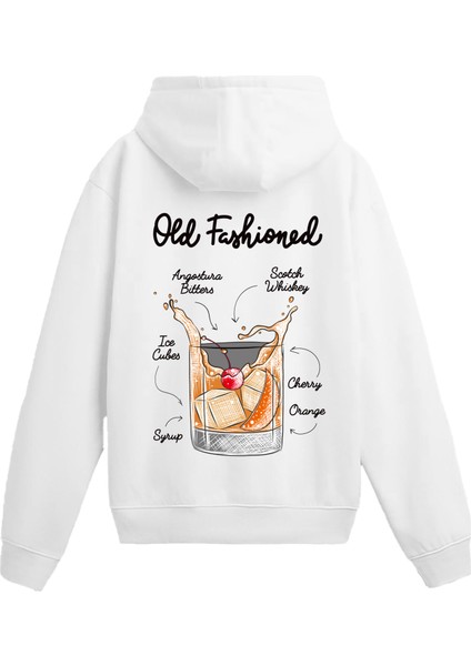 Old Fashioned Sırt Baskılı Hoodie