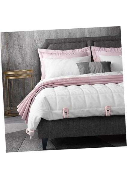 Yorgan Klipsi Seti | Iğnesiz Nevresim Sabitleyici Klips | Battaniye, Çarşaf, Yatak Örtüsü Kaydırmaz Klips | Çok Amaçlı U Şekilli Yorgan Tutturucu | Kaymaz, Kumaşa Zarar Vermez Pembe modelleri