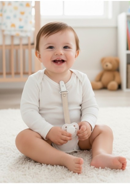 Pamuk Müslin Bebek Emzik Askısı Plastik Klips Kolay Açılır Emzik Tutacağı 1-1 fiyatları